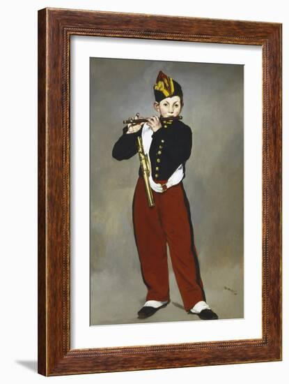 The Fifer (Le Fifre)-Edouard Manet-Framed Art Print