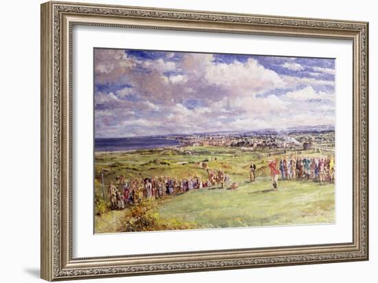 The Fifth Tee, St. Andrew's, 1921-John Sutton-Framed Giclee Print