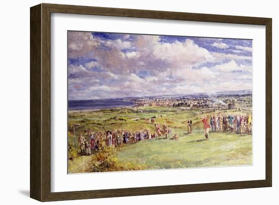 The Fifth Tee, St. Andrew's, 1921-John Sutton-Framed Giclee Print