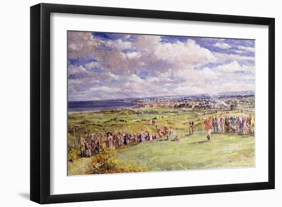 The Fifth Tee, St. Andrew's, 1921-John Sutton-Framed Giclee Print