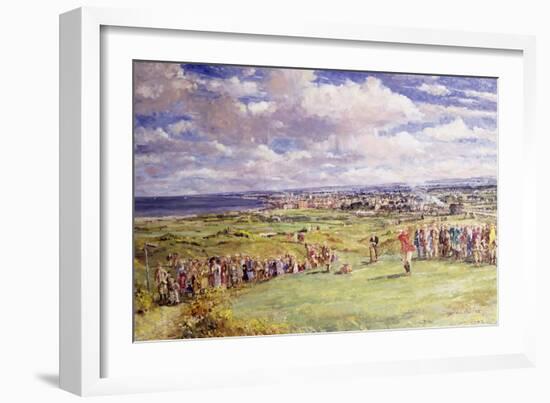 The Fifth Tee, St. Andrew's, 1921-John Sutton-Framed Giclee Print