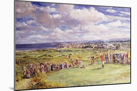 The Fifth Tee, St. Andrew's, 1921-John Sutton-Mounted Giclee Print