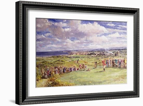 The Fifth Tee, St. Andrew's, 1921-John Sutton-Framed Giclee Print