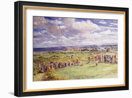 The Fifth Tee, St. Andrew's, 1921-John Sutton-Framed Giclee Print