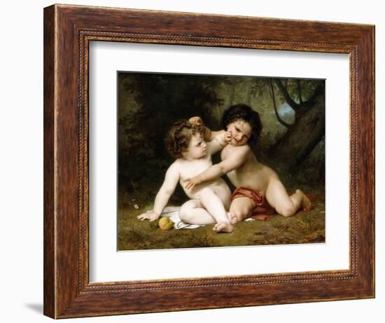 The Fight, 1864-William Adolphe Bouguereau-Framed Giclee Print