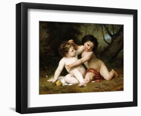 The Fight, 1864-William Adolphe Bouguereau-Framed Giclee Print