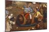 The Fight Between Carnival and Lent, 1559-Pieter Bruegel the Elder-Mounted Giclee Print