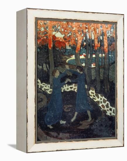 The Fight Between Jacob and the Angel-Maurice Denis-Framed Premier Image Canvas