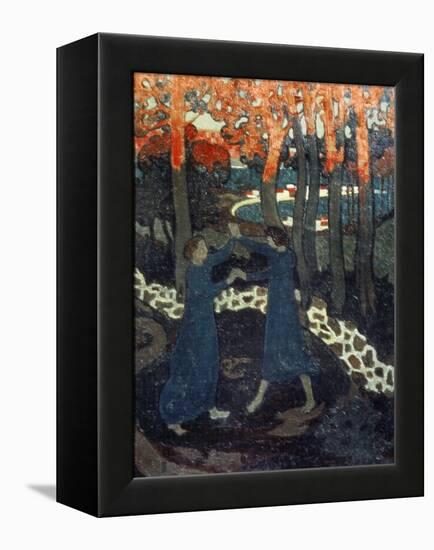 The Fight Between Jacob and the Angel-Maurice Denis-Framed Premier Image Canvas