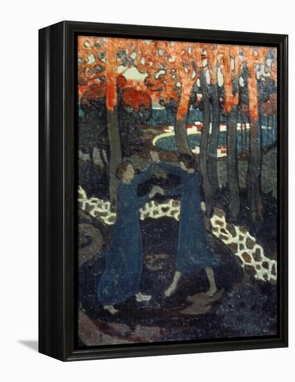 The Fight Between Jacob and the Angel-Maurice Denis-Framed Premier Image Canvas