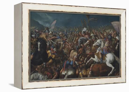 The Fight Between Scipio Africanus and Hannibal, C. 1616-1618-Bernardino Cesari-Framed Premier Image Canvas