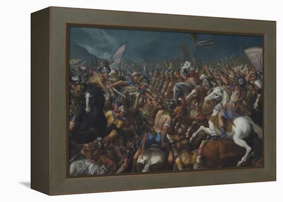 The Fight Between Scipio Africanus and Hannibal, C. 1616-1618-Bernardino Cesari-Framed Premier Image Canvas