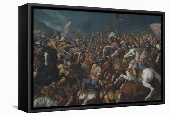 The Fight Between Scipio Africanus and Hannibal, C. 1616-1618-Bernardino Cesari-Framed Premier Image Canvas