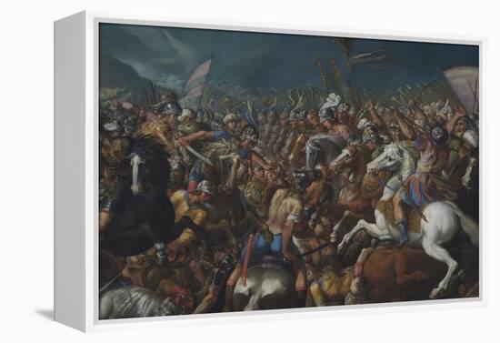 The Fight Between Scipio Africanus and Hannibal, C. 1616-1618-Bernardino Cesari-Framed Premier Image Canvas