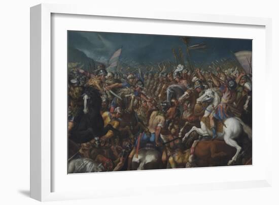 The Fight Between Scipio Africanus and Hannibal, C. 1616-1618-Bernardino Cesari-Framed Giclee Print