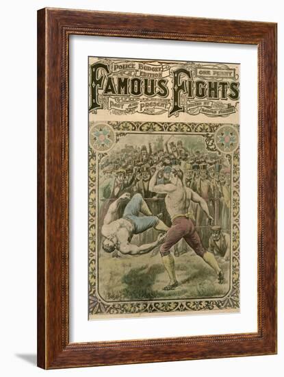 The Fight Between Tom Spring and Bill Neat, 1823-Pugnis-Framed Giclee Print