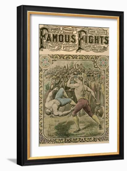 The Fight Between Tom Spring and Bill Neat, 1823-Pugnis-Framed Giclee Print
