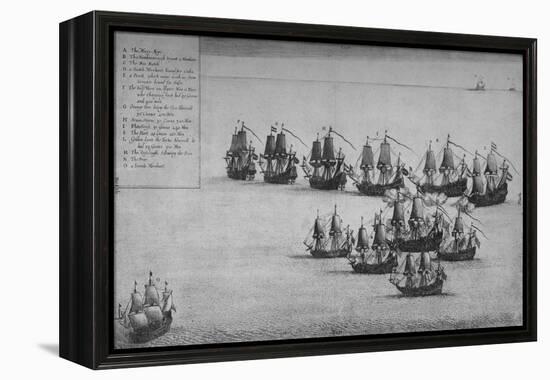 'The Fight of the Mary Rose', 1669-Wenceslaus Hollar-Framed Premier Image Canvas