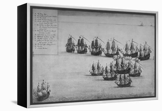 'The Fight of the Mary Rose', 1669-Wenceslaus Hollar-Framed Premier Image Canvas