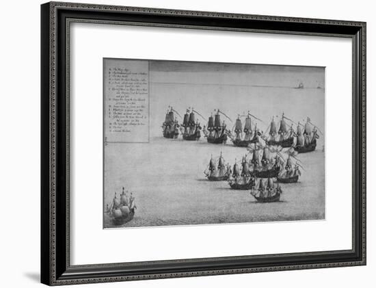 'The Fight of the Mary Rose', 1669-Wenceslaus Hollar-Framed Giclee Print