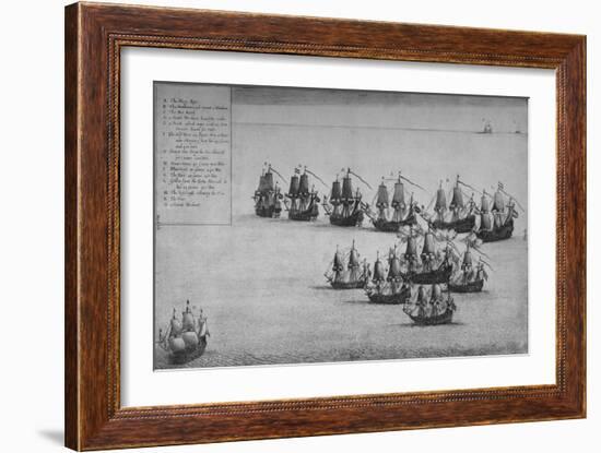 'The Fight of the Mary Rose', 1669-Wenceslaus Hollar-Framed Giclee Print