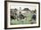 The Fight on Lexington Green, April 19, 1775, Beginning the Revolutionary War-null-Framed Giclee Print