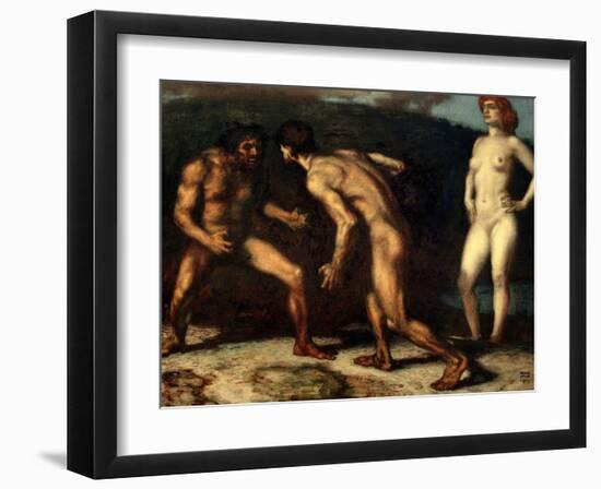 The Fight over a Woman, 1905-Franz von Stuck-Framed Giclee Print