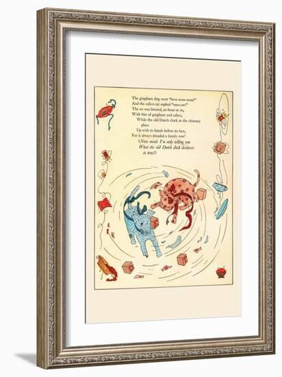 The Fight-Eugene Field-Framed Art Print