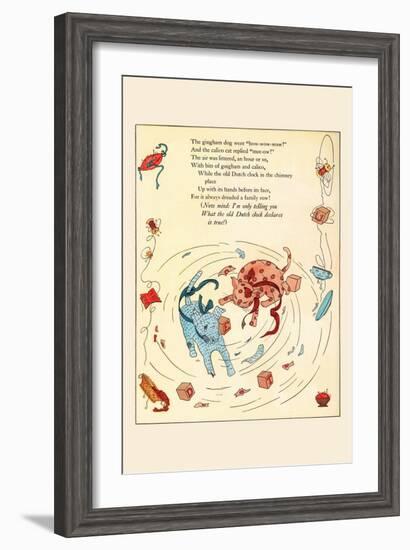 The Fight-Eugene Field-Framed Art Print