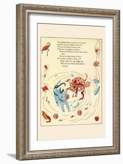 The Fight-Eugene Field-Framed Art Print