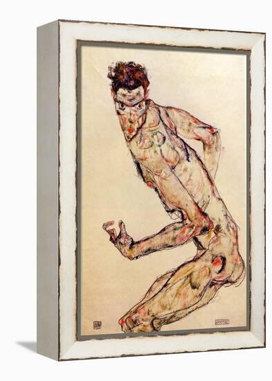 The Fighter, 1913-Egon Schiele-Framed Premier Image Canvas