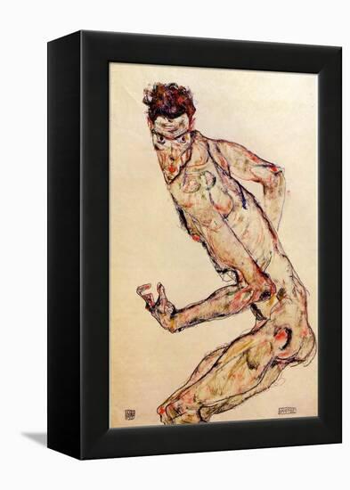 The Fighter, 1913-Egon Schiele-Framed Premier Image Canvas