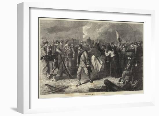 The Fighting in Paris, Communist Prisoners-null-Framed Giclee Print