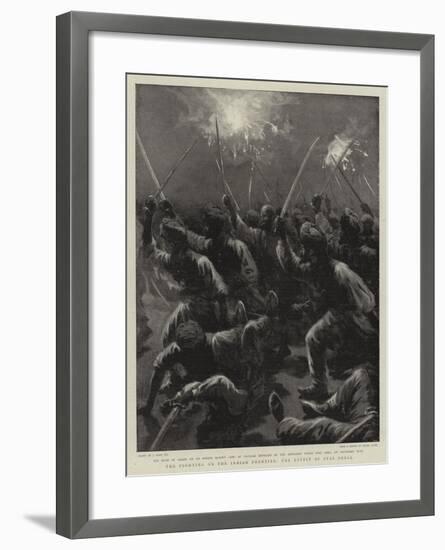 The Fighting on the Indian Frontier, the Effect of Star Shell-Joseph Nash-Framed Giclee Print