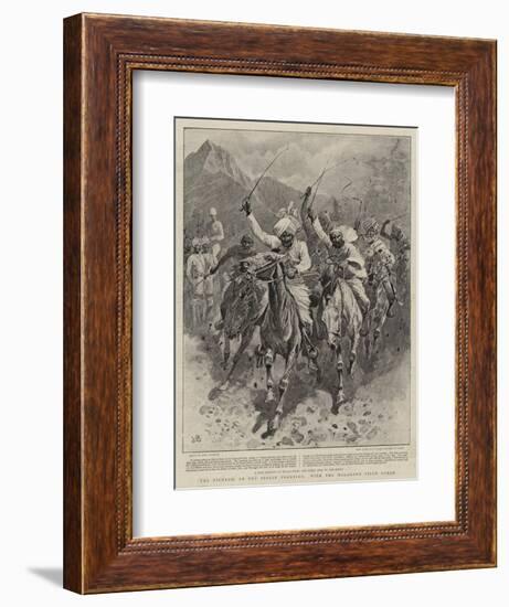 The Fighting on the Indian Frontier, with the Malakand Field Force-John Charlton-Framed Giclee Print