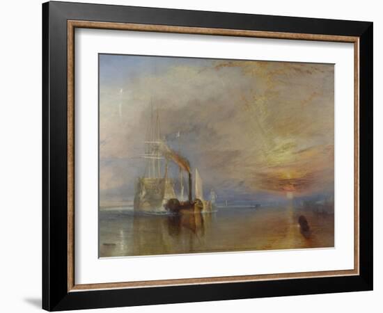 The Fighting Temeraire, 1839-J M W Turner-Framed Art Print