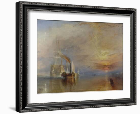 The Fighting Temeraire, 1839-J M W Turner-Framed Art Print