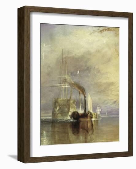 The Fighting Temeraire - Detail-J M W Turner-Framed Giclee Print