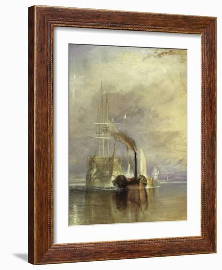 The Fighting Temeraire - Detail-J M W Turner-Framed Giclee Print