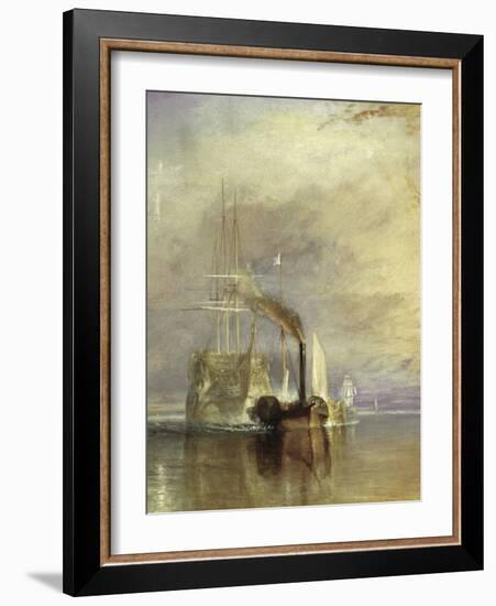 The Fighting Temeraire - Detail-J M W Turner-Framed Giclee Print