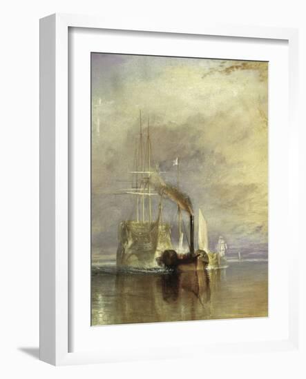 The Fighting Temeraire - Detail-J M W Turner-Framed Giclee Print