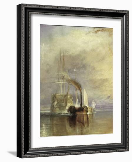 The Fighting Temeraire - Detail-J M W Turner-Framed Giclee Print