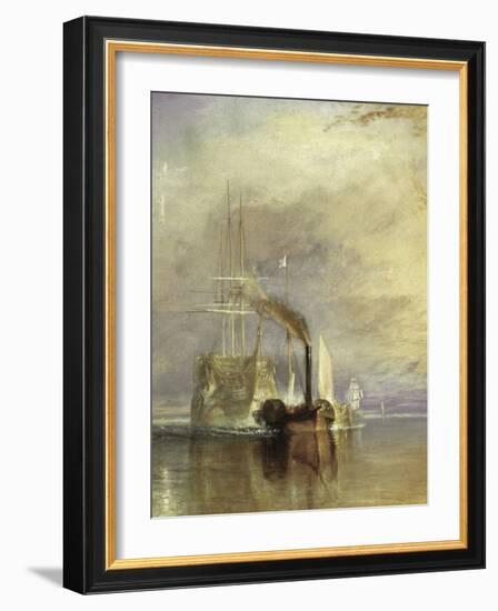 The Fighting Temeraire - Detail-J M W Turner-Framed Giclee Print