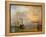 The "Fighting Temeraire" Tugged to Her Last Berth to be Broken Up, Before 1839-J^ M^ W^ Turner-Framed Premier Image Canvas