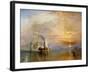 The "Fighting Temeraire" Tugged to Her Last Berth to be Broken Up, Before 1839-J^ M^ W^ Turner-Framed Giclee Print