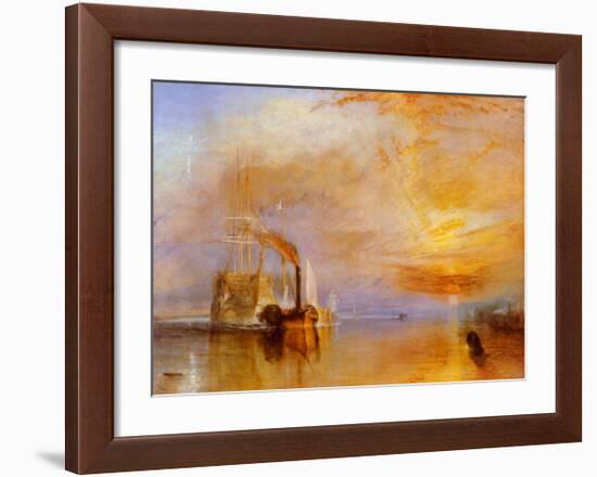 The Fighting Temeraire-J M W Turner-Framed Art Print