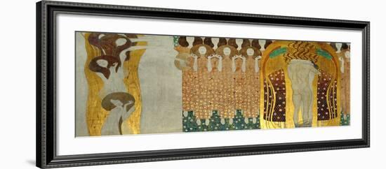 The Final Chorus of Beethoven's 9th Symphony-Gustav Klimt-Framed Giclee Print