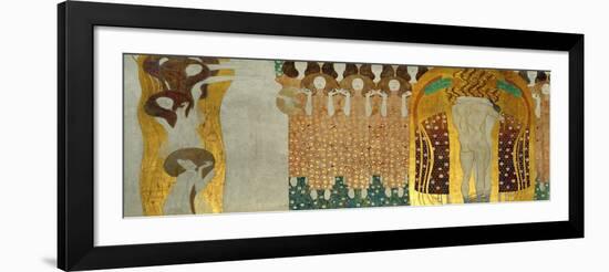 The Final Chorus of Beethoven's 9th Symphony-Gustav Klimt-Framed Giclee Print