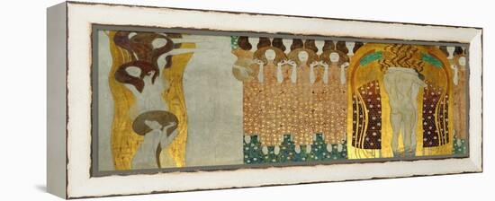The Final Chorus of Beethoven's 9th Symphony-Gustav Klimt-Framed Premier Image Canvas