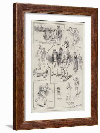 The Final Cricket Match Between England and Australia at the Oval-null-Framed Giclee Print